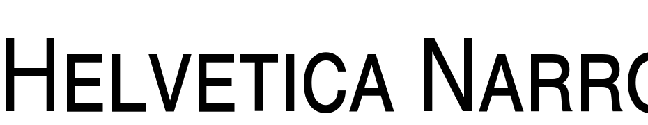 Helvetica Narrow SC Regular Yazı tipi ücretsiz indir